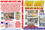 Thumbnail Funny money novelty bank notes and uk driving licence