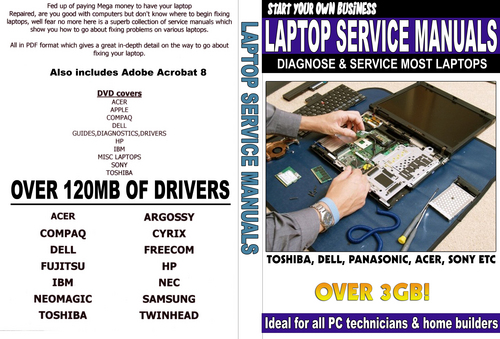 Product picture Laptop service manuals and more must have